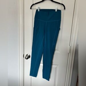 Kady Luxe Teal Women's Leggings